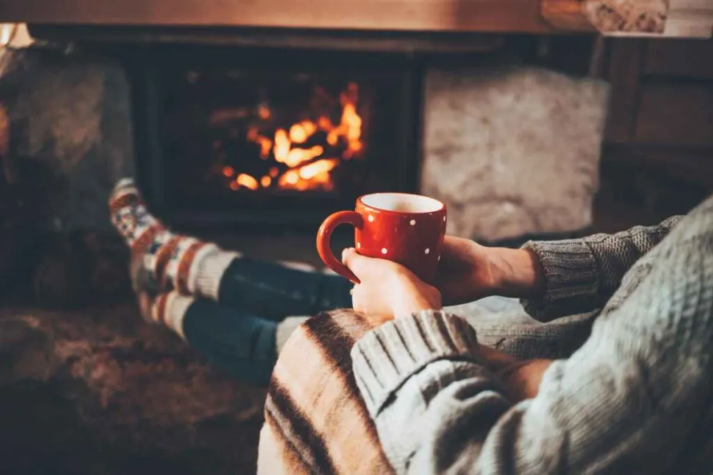 Lake Minnetonka VRBO Fireplace