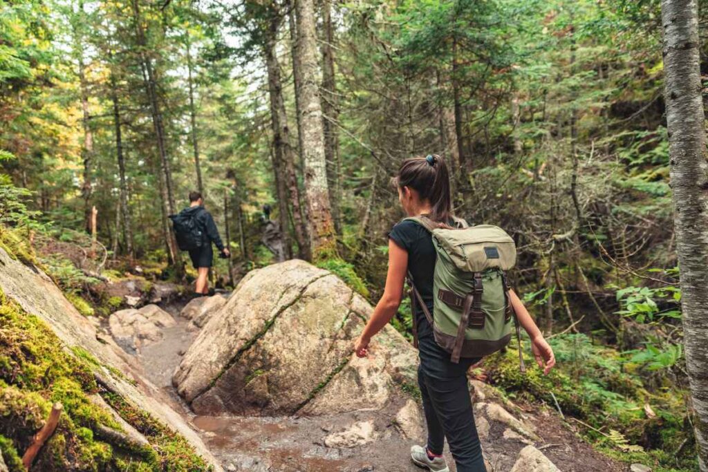Hiking at Maplewood State Park