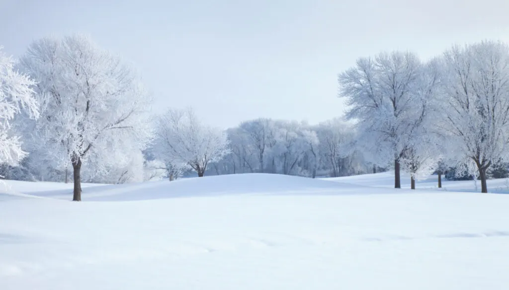 A Minnesota winter landscape