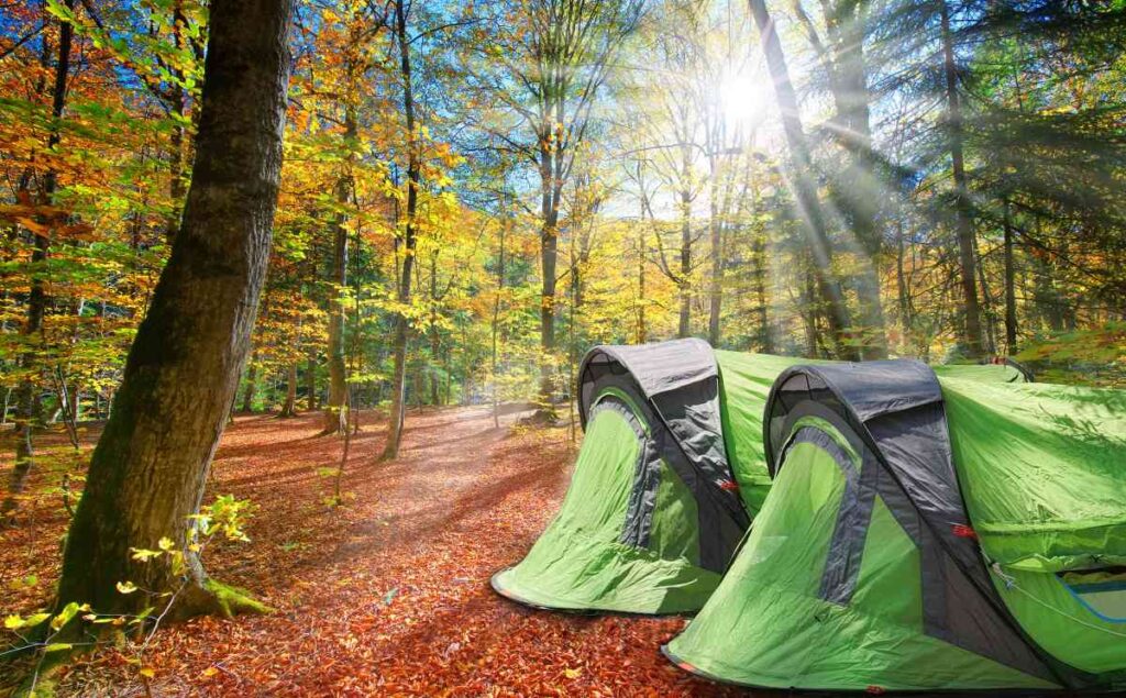 Camping at Blue Mounds State Park