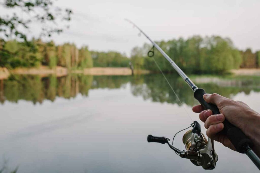 Fishing at Sibley State Park