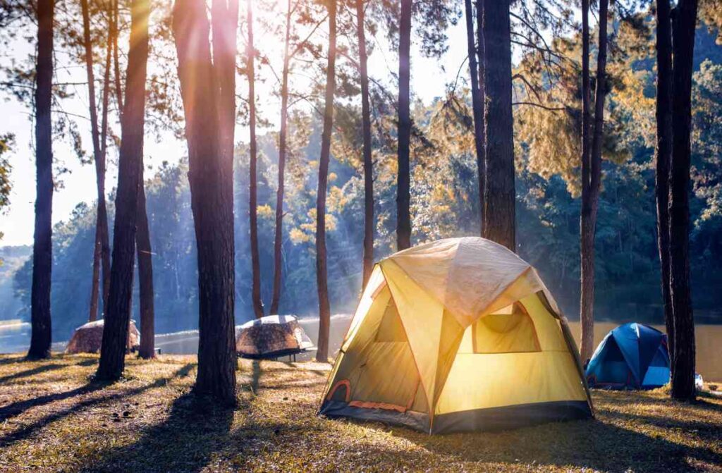 Group Camping at Sibley State Park