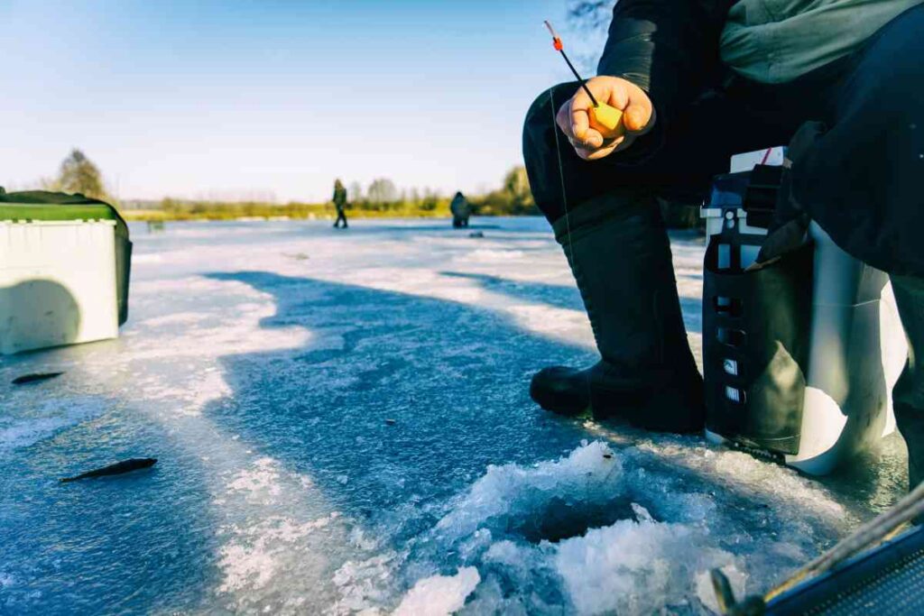 Ice Fishing at Bear Head Lake State Park