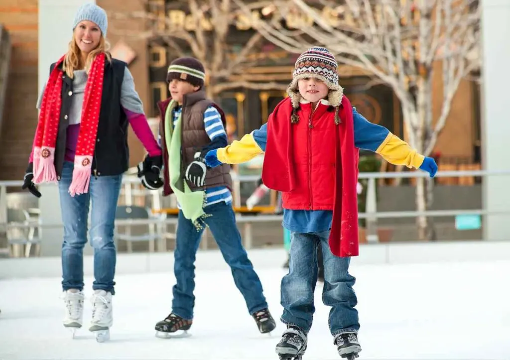 Ice Skating With Hats