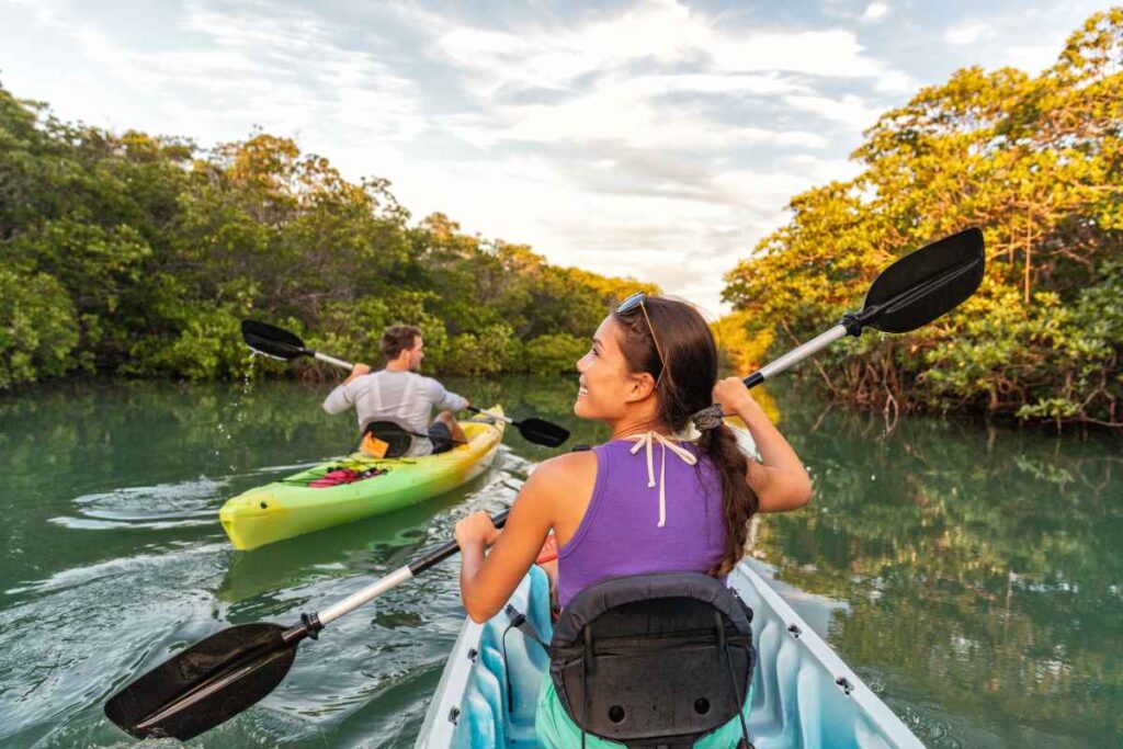 Kayaking at Camden State Park