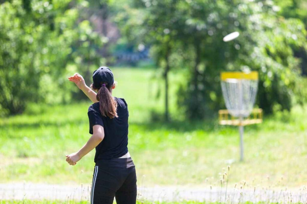 Playing Disc Golf Near Lake Minnetonka
