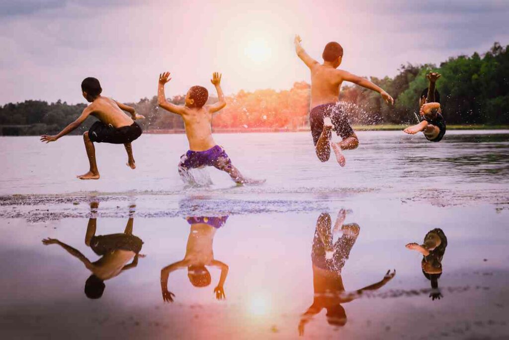 Swimming at Lake Carlos State Park