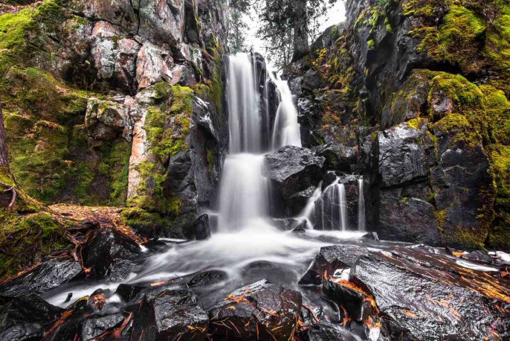 Waterfalls Near Lake Superior