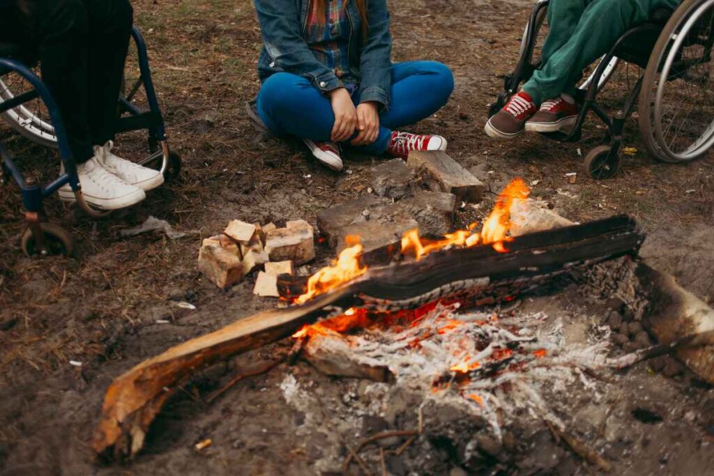 Wheelchair Accessible Camping at Lake Maria State Park