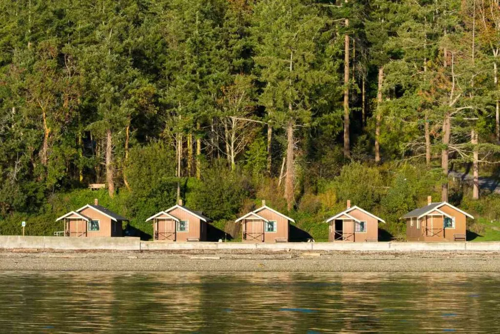 Camper Cabins at lake vermilion-soudan underground mine state park