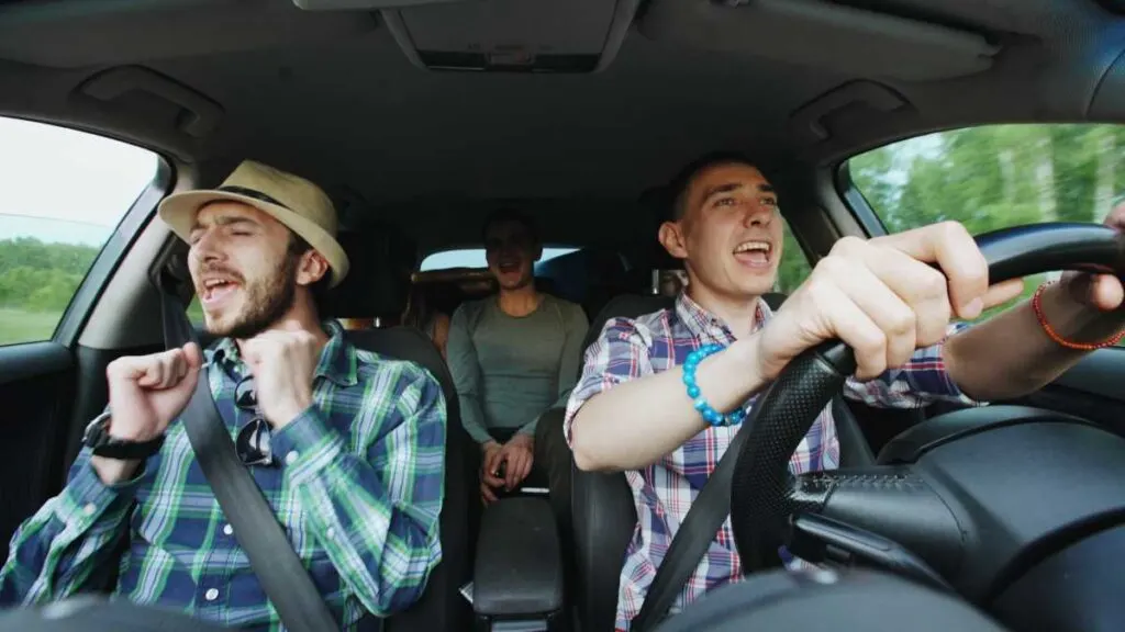 Friends Driving
