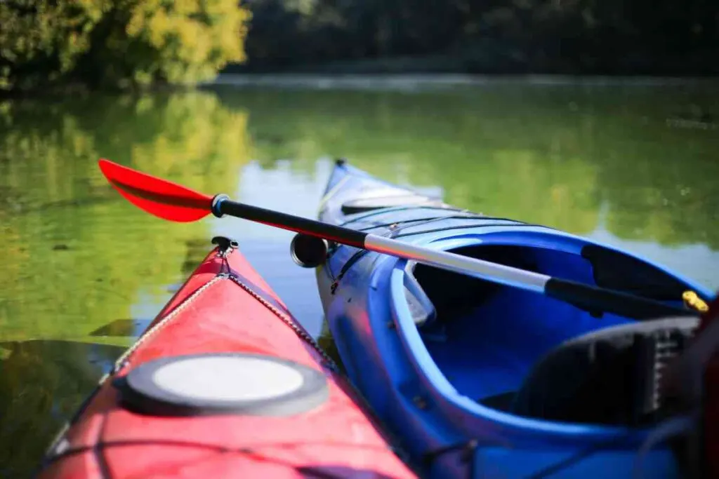 Kayaking at Schoolcraft State park