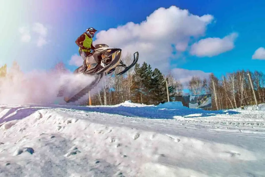 Snowmobiling