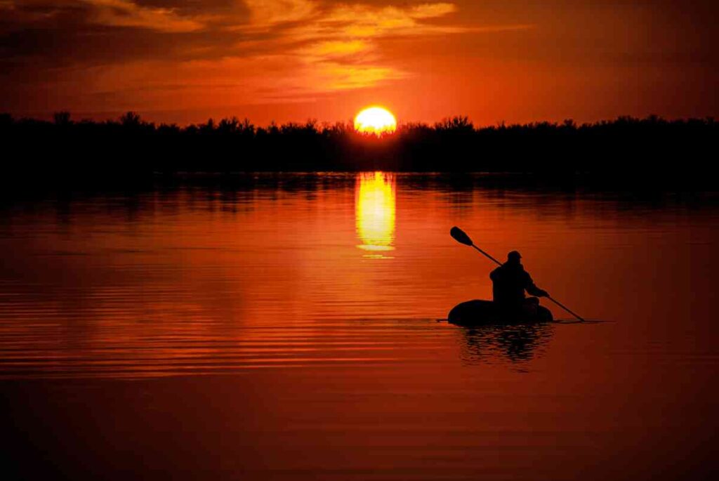 Sunset at Rice Lake State Park
