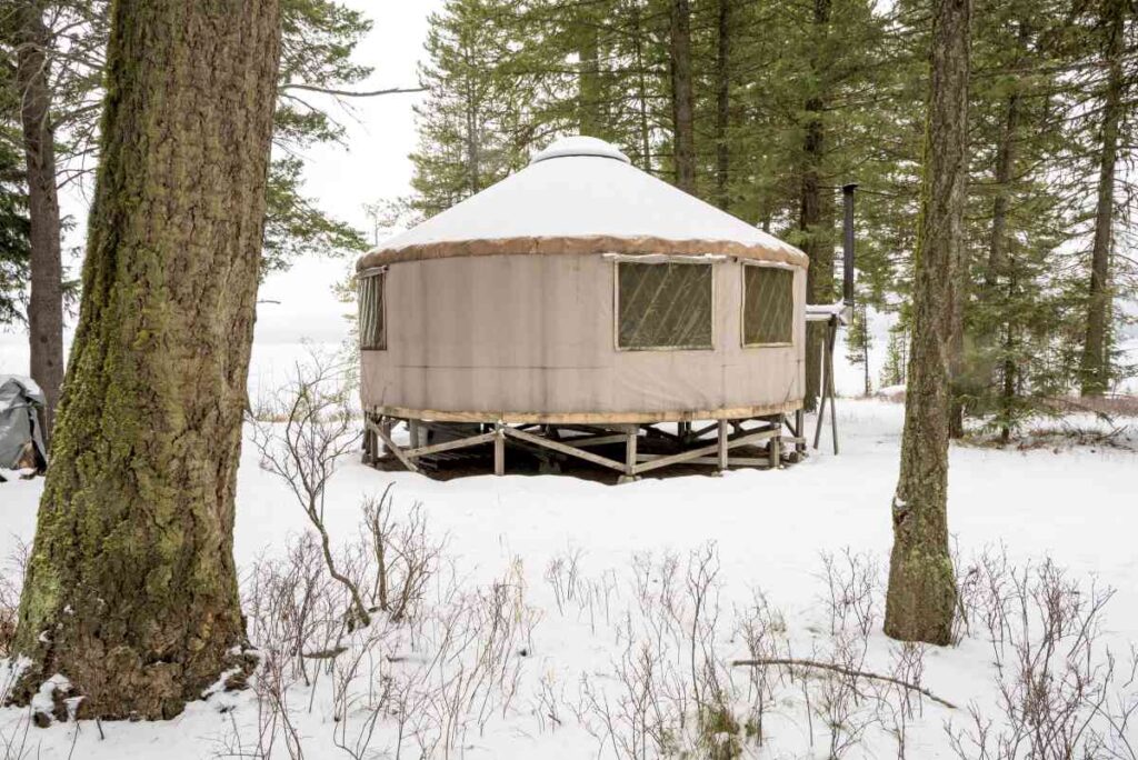 cuyuna country state recreation area yurt