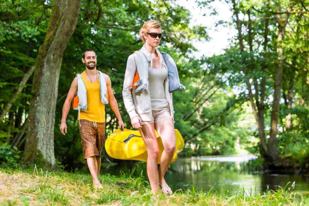 Carrying a Kayak