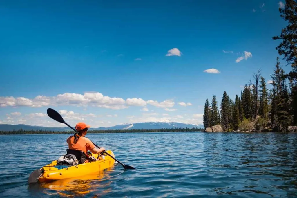 Kayaking to Garden Island State Recreation Area