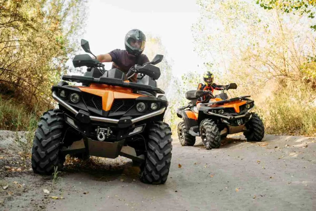 Riding Quad Bikes