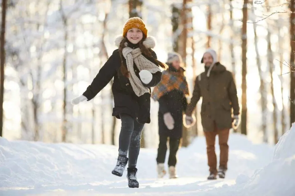 Winter Clothes in the Woods