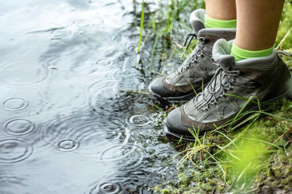 Boots by the Lake