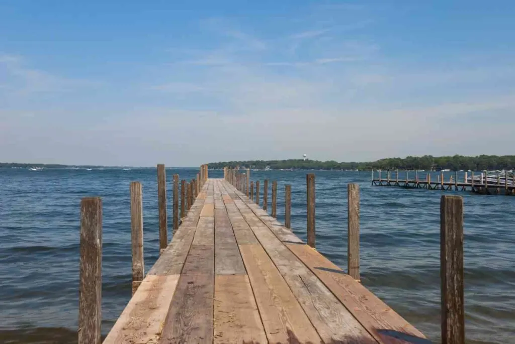 Pier at Big Spirit Lake