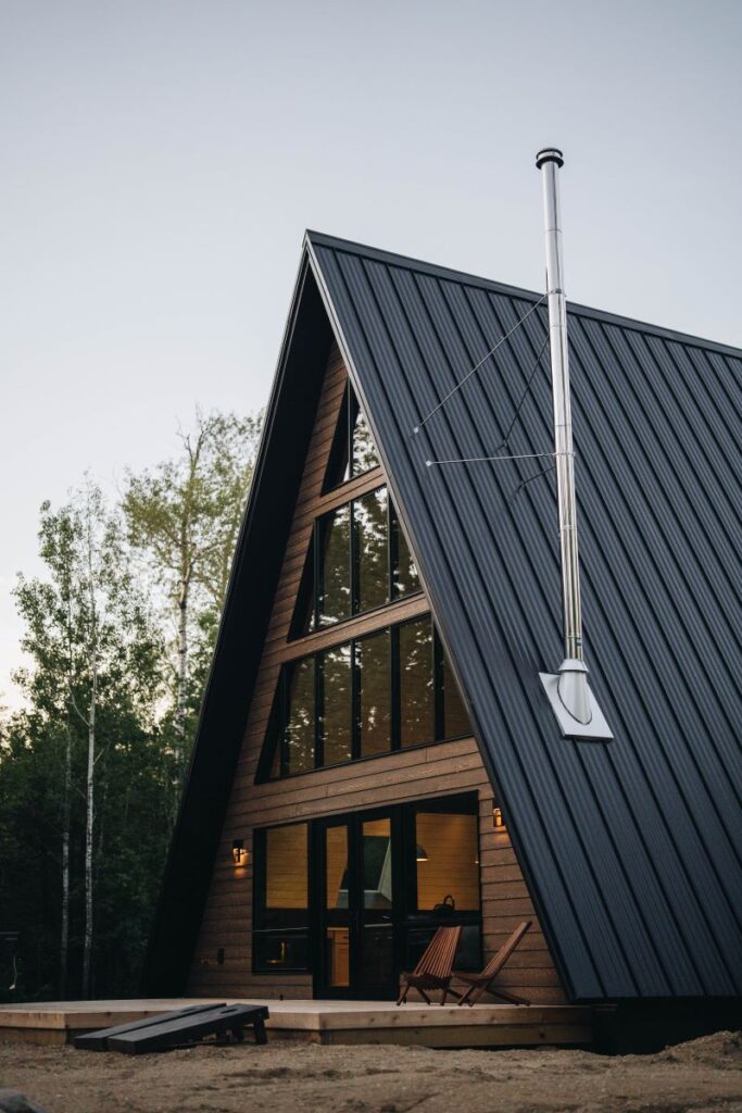 A-Frame cabin.