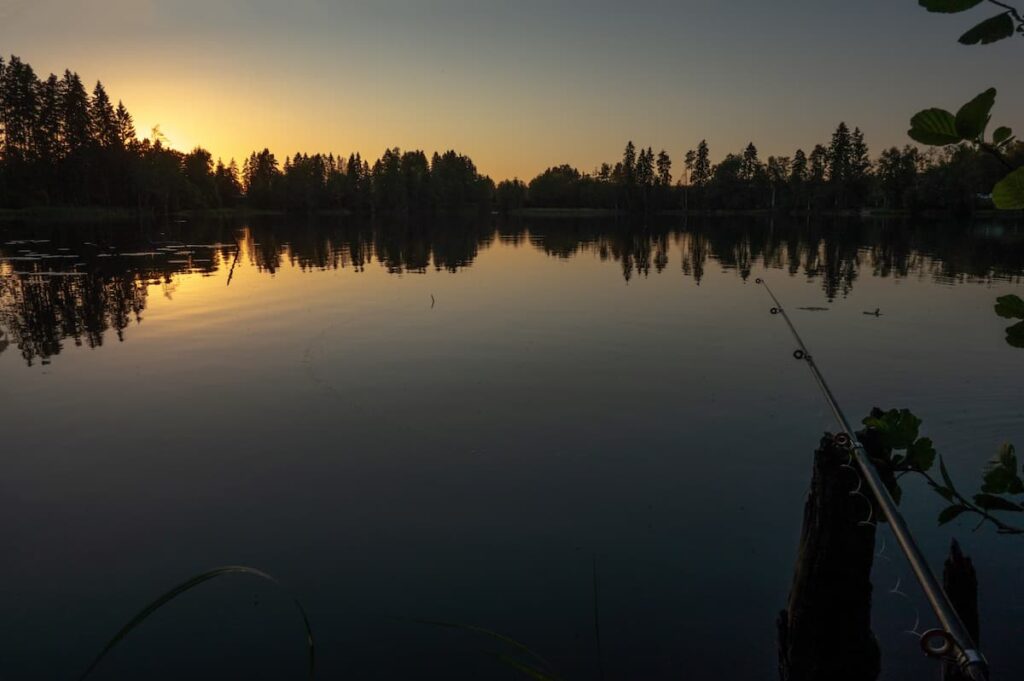 fishing for bass at night