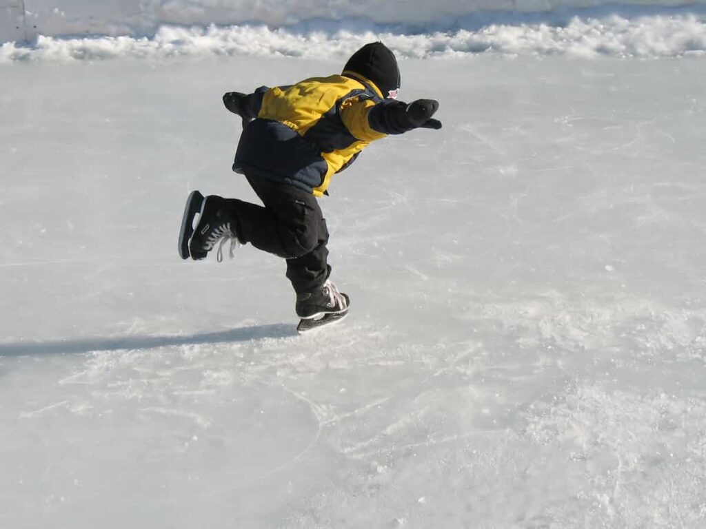 backyard hockey rink