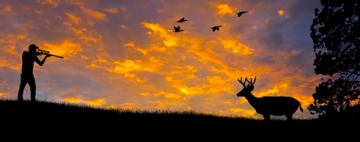 hunting deer with a shotgun